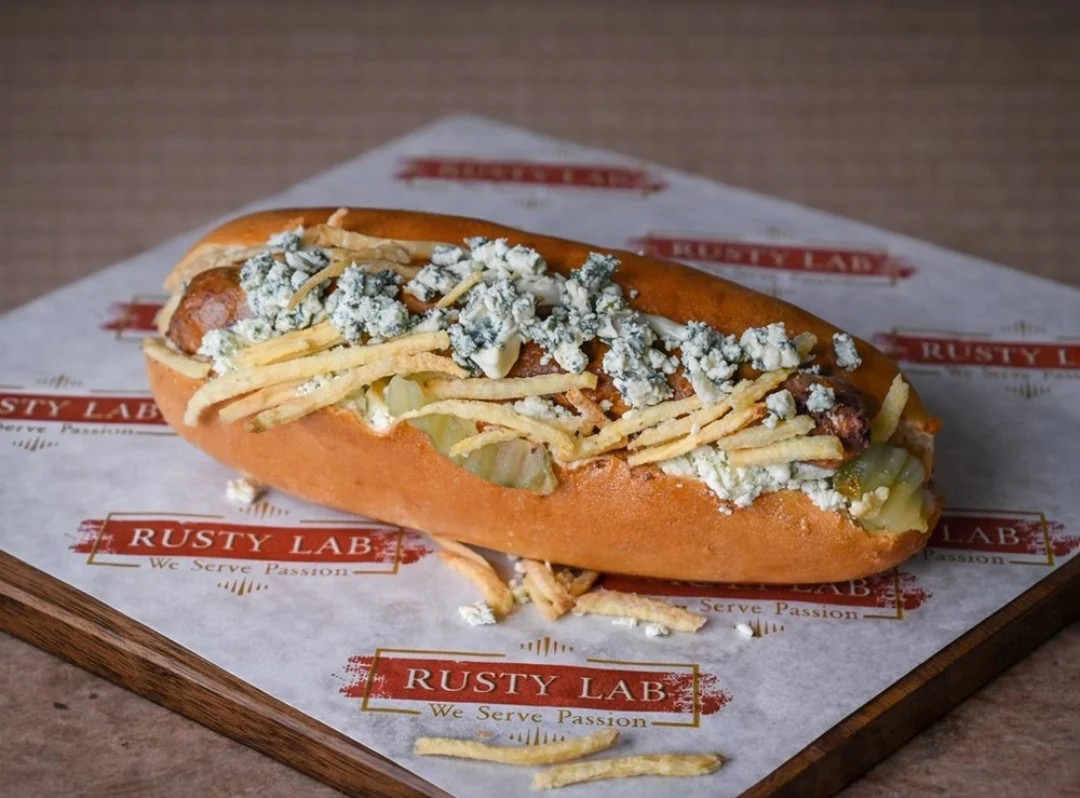 Blue Cheese Merguez Sandwich