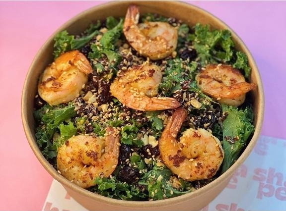 Kale & Shrimp Fusion Salad