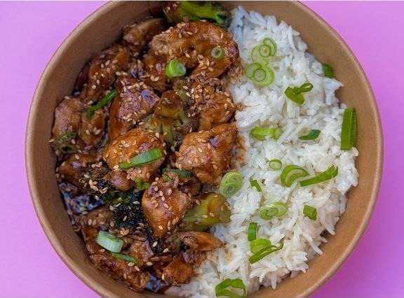 Mongolian Chicken Platter
