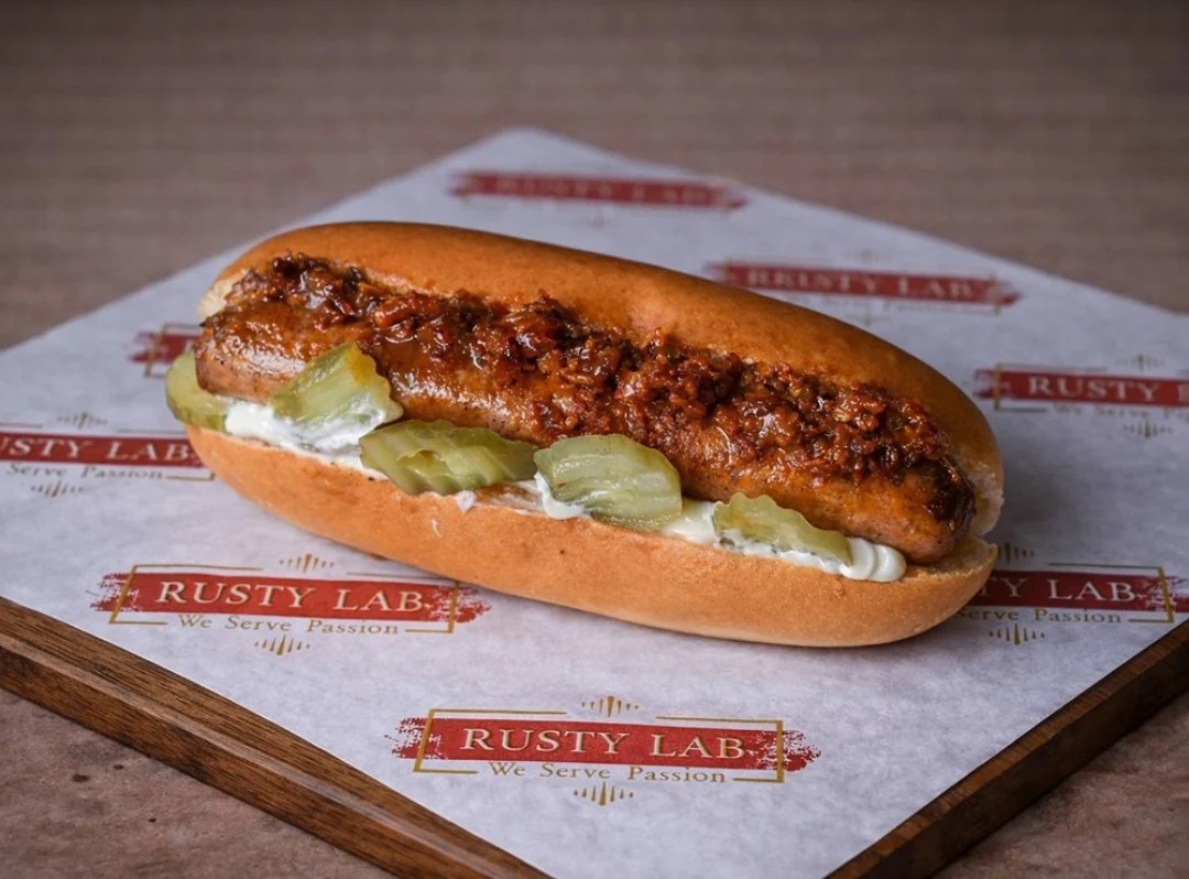 Rusty Merguez Sandwich
